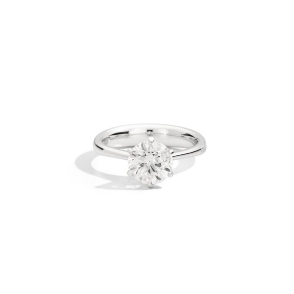 Symcorp Solitär Ring 4 Krappen Wg 750/- 1 Dia. - R311-017#52