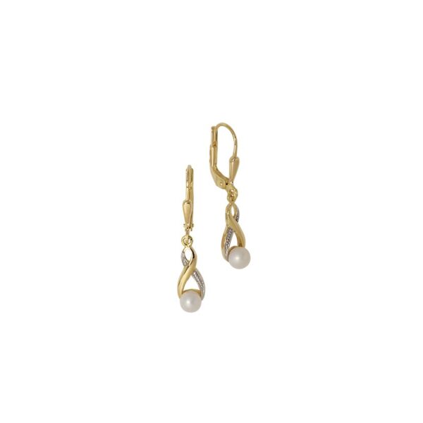 Ohrhänger 750 Zirkonia SWP -