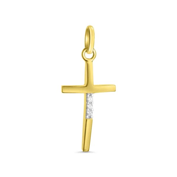  Kreuz 750 Zirkonia - 