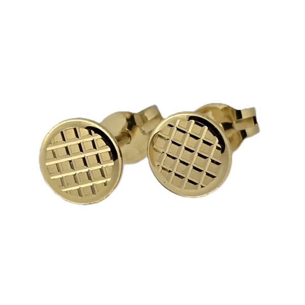 Ohrstecker 750 rund - 