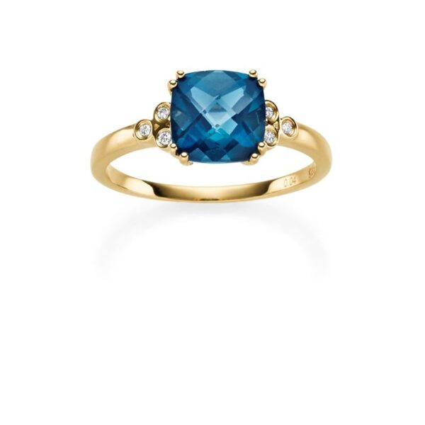  Ring 750 0,045ct.W/si.L.B Topa - 