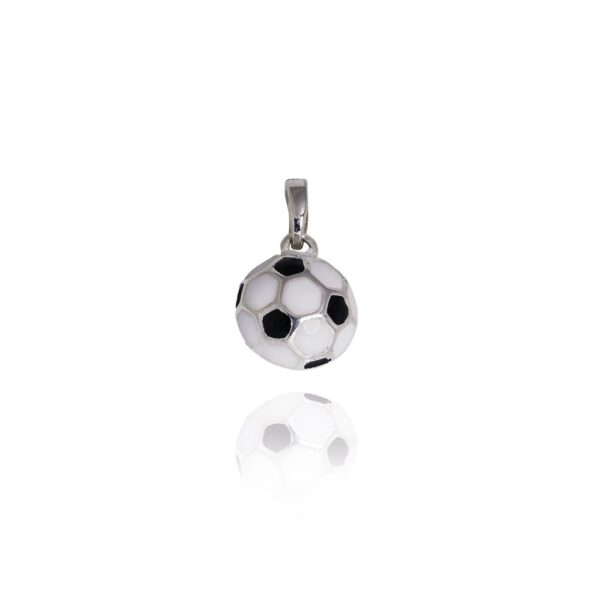 Anhänger S.925 Fussball Lack - 