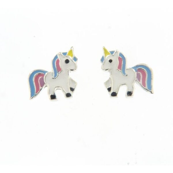  Ohrstecker S.925 Einhorn Lack - 
