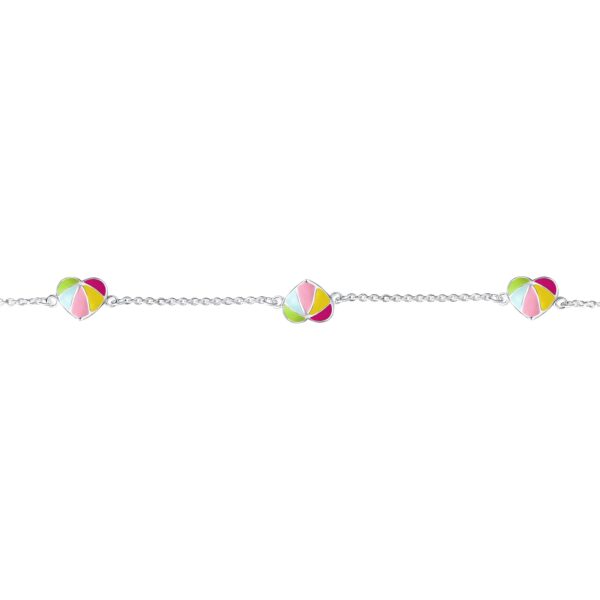 Armband S.925 Herz Lack -
