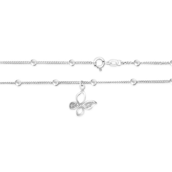  Fusskette S.925 Schmetterling - 
