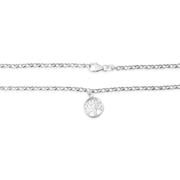  Fusskette S.925 Lebensbaum - 