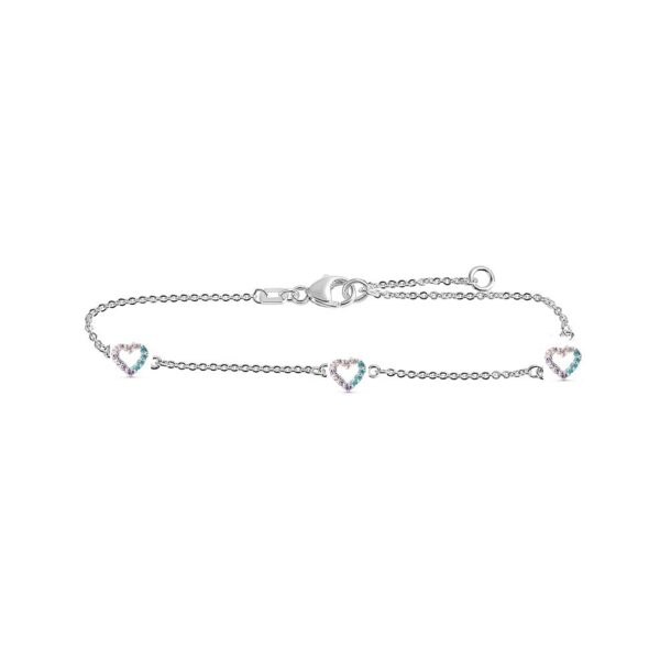 Armband S.925 Herz Zirkonia -