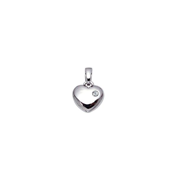  Anhänger S.925 Herz Zirkonia - S40-10516-610